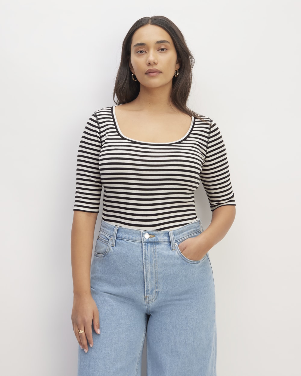 womens-supima-micro-rib-scoop-neck-bone-black | primary