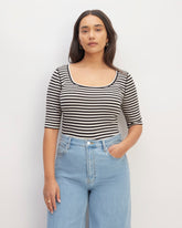 womens-supima-micro-rib-scoop-neck-bone-black | primary