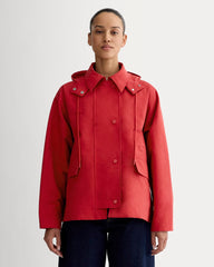 womens-short-anorak-berry-red | primary