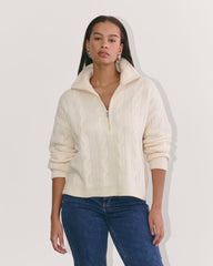 womens-felted-merino-cable-half-zip-bone | primary