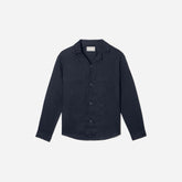 mens-long-sleeve-linen-camp-shirt-navy | alt