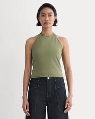 womens-form-halter-top-lichen-green | primary