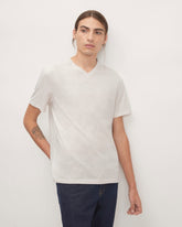 mens-essential-organic-v-tee-uniform-heathered-oat | primary