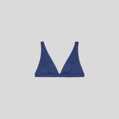 womens-renew-plunge-triangle-bikini-top-navy | alt