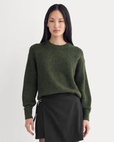 womens-alpaca-ribbed-cocoon-crew-dark-forest | primary