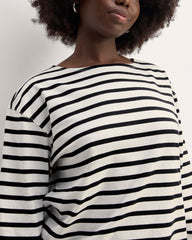 womens-organic-cotton-striped-tee-dress-bone-black