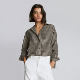 womens-boxy-oxford-falcon-mini-plaid | primary