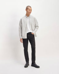 mens-organic-oxford-shirt-charcoal-white