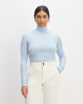 womens-supima-rib-turtleneck-chambray-blue | primary