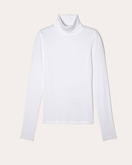 womens-supima-rib-turtleneck-white | alt