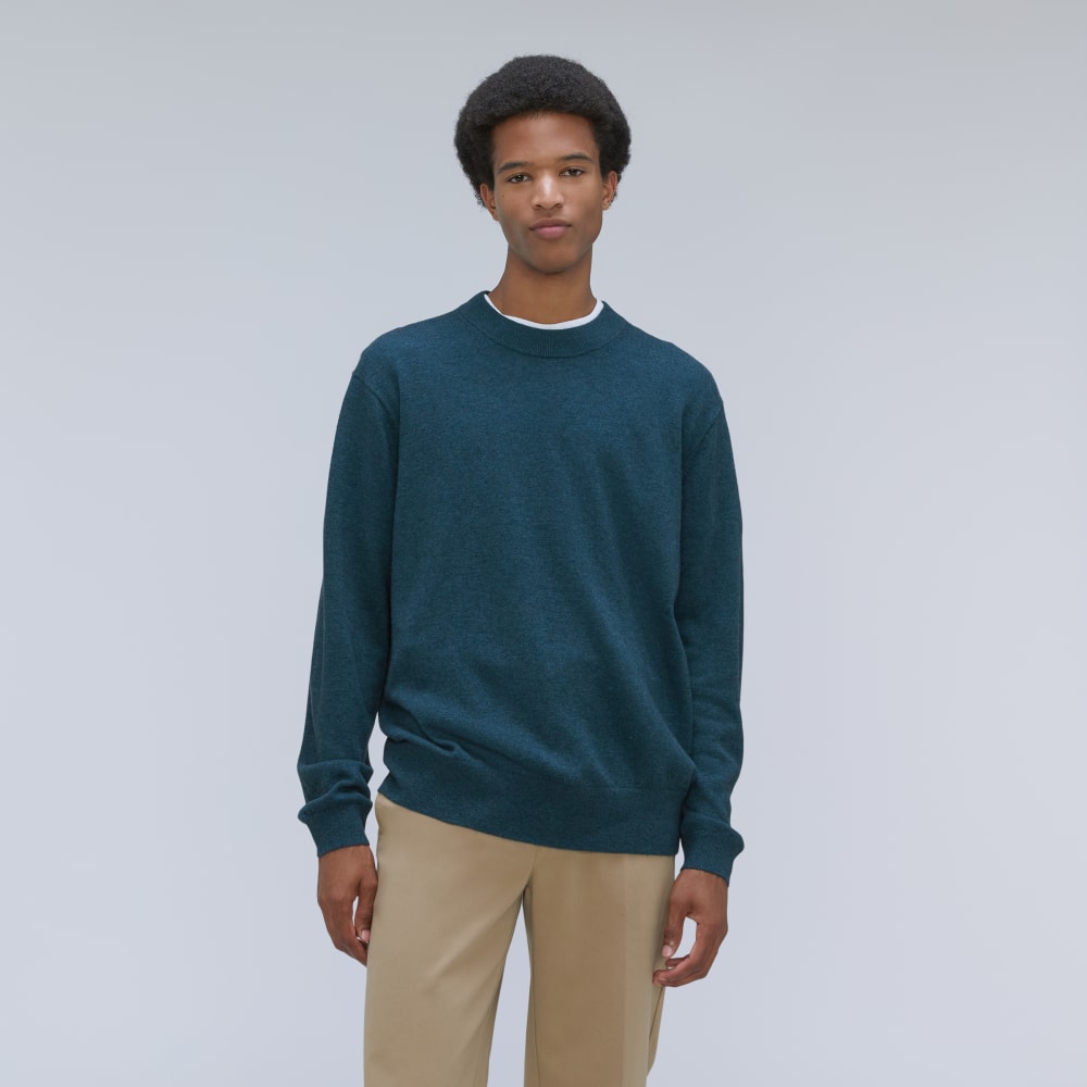 mens-merino-blend-crewneck-sweater-deep-teal | primary