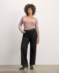 womens-cashmere-square-neck-sweater-dusty-rose | alt