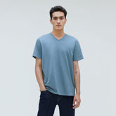 mens-organic-cotton-v-neck-tee-greyish-blue