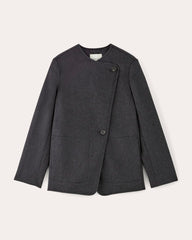 womens-wool-drape-october-coat-dark-charcoal-melange | alt