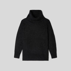 womens-alpaca-oversized-turtleneck-heathered-black | alt