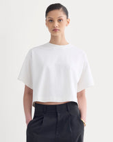 womens-premium-weight-cropped-tee-bone | primary
