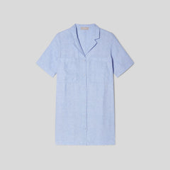womens-linen-workwear-dress-light-blue | alt