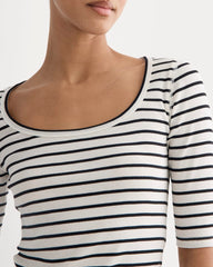 womens-supima-micro-rib-scoop-neck-bone-black-stripe