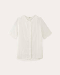 womens-linen-ss-bib-shirt-white | alt