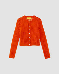 womens-ma-alpaca-mesh-cardigan-red-orange | alt