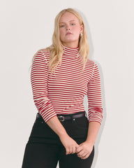 womens-supima-rib-turtleneck-bone-berry-red | primary