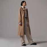 womens-gathered-mac-trench-ash-brown | primary