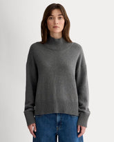 womens-cotton-boxy-turtleneck-heathered-charcoal | primary