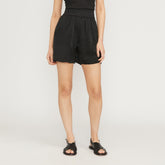 womens-satin-pull-on-short-black | primary