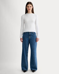 womens-luxe-rib-funnel-neck-tee-white