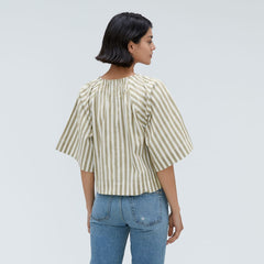 womens-seersucker-gathered-tee-nutria-offwhite