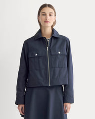womens-cropped-utility-jacket-navy | primary