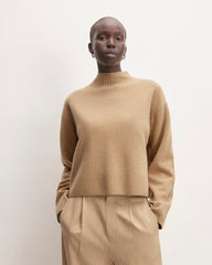womens-merino-wool-mockneck-sweater-light-camel | primary