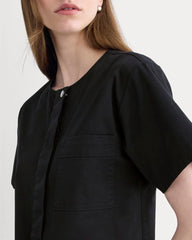 womens-safari-mini-dress-black