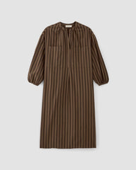 womens-gauze-caftan-dress-cocoa-black | alt