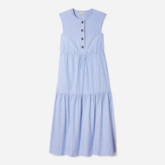 womens-tiered-midi-dress-white-blue