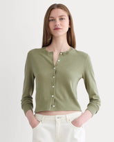 womens-cropped-cardigan-cotton-cashmere-sagebrush | primary