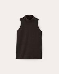 womens-supima-cutaway-mockneck-tank-black | alt