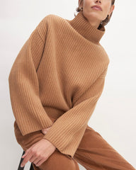 womens-felted-merino-funnel-pullover-deep-camel