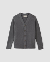 womens-organic-cotton-cardigan-heathered-charcoal | alt