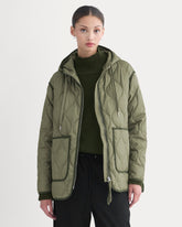 womens-renew-quilted-hooded-liner-lichen-green | primary