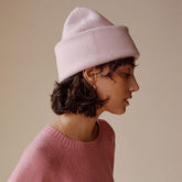 unisex-felted-merino-beanie-light-lilac | primary