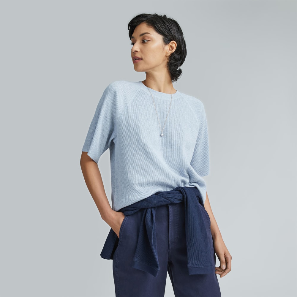 womens-organic-cotton-waffle-raglan-tee-heather-light-blue | primary