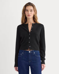 womens-cashmere-in-cropped-cardigan-black | primary