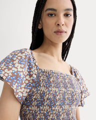 womens-gauze-smocked-top-mocha-floral