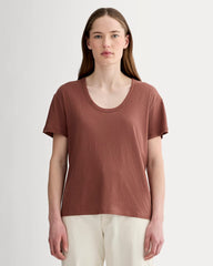 womens-air-scoop-neck-tee-cedarwood | primary