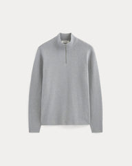 mens-no-sweat-quarter-zip-heathered-grey | alt