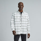 mens-heavyweight-overshirt-moss-double-windowpane | primary