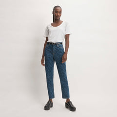womens-90s-cheeky-straight-jean-dark-painterly-strokes | primary