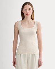 womens-luxe-rib-square-neck-tank-heathered-oat | primary