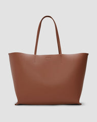 womens-luxe-italian-leather-tote-cognac | primary